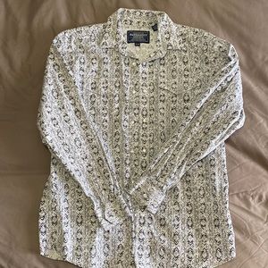 Boys pearl snap western shirt